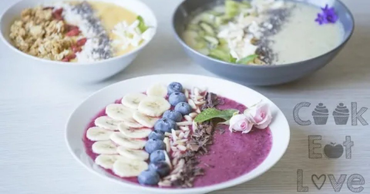 Receitas de Smoothie Bowls